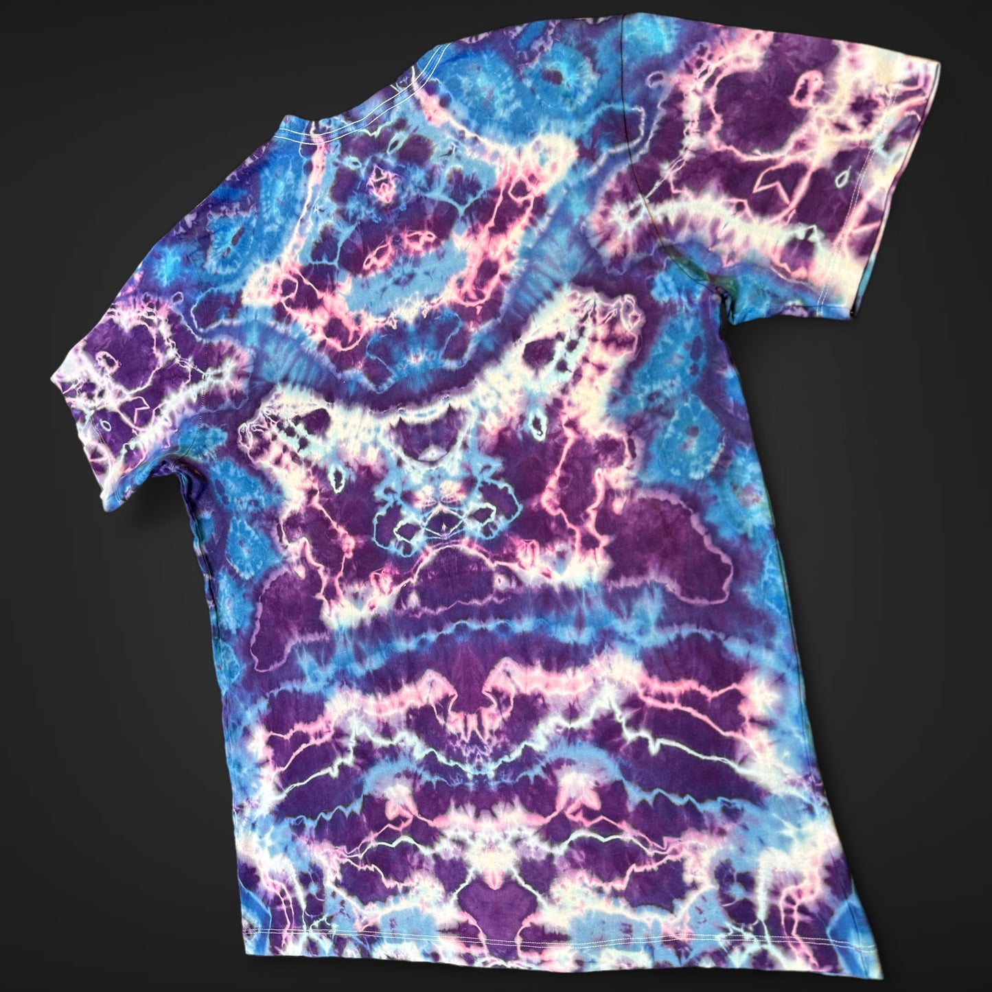 L - kenney style smiley and trip style combo tee