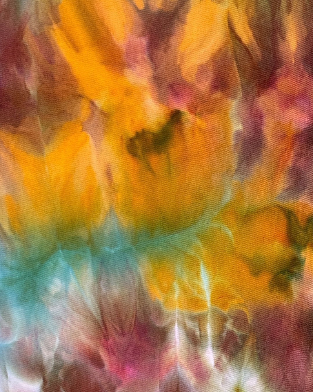 30” x 32” - upcycled ice dyed men’s pants