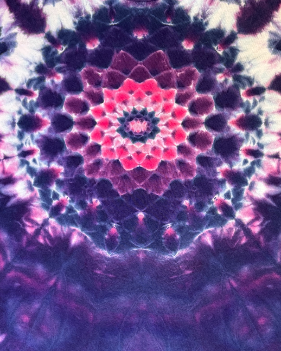 XL - purple and pink mandala tee