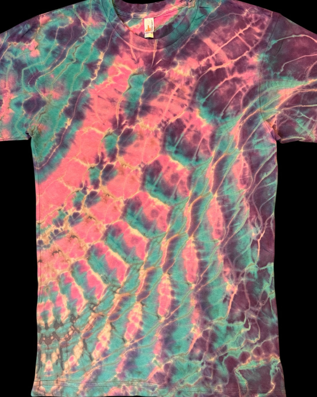 S - grey reverse dyed cosmic rolled tee