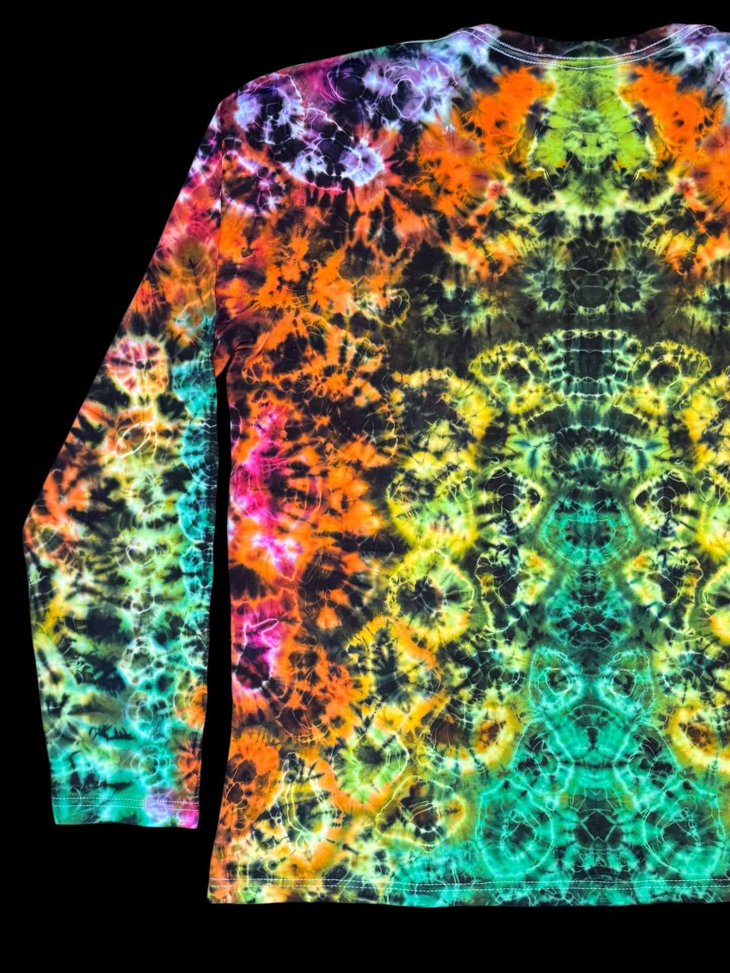 XL - neon lights kenney style variation long sleeve tee