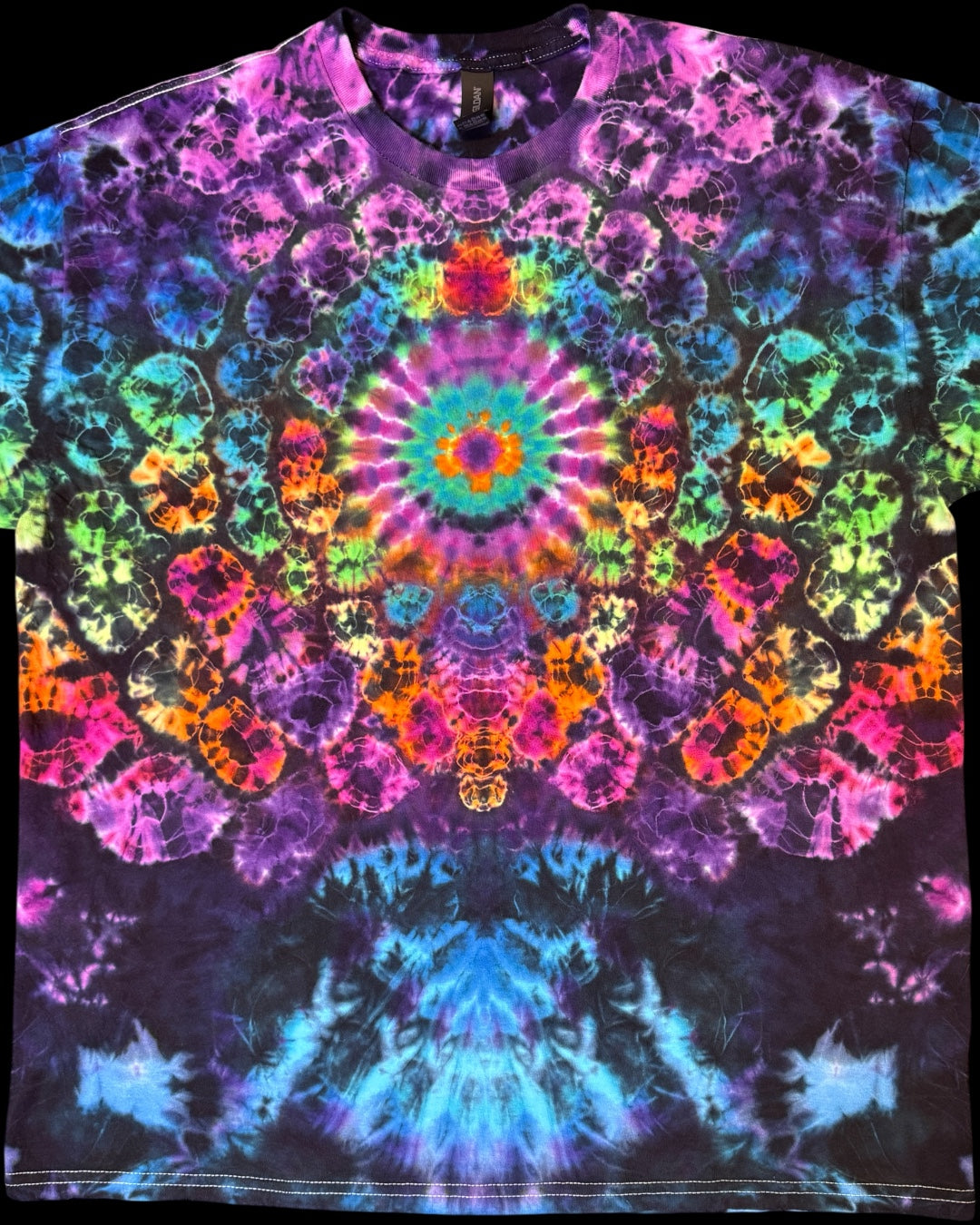 XL - rainbow mandala kenney trip combo tee
