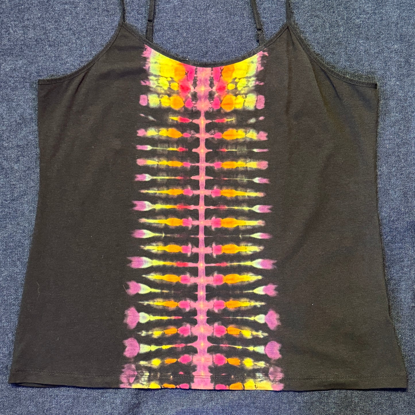 XXL - reverse dyed rainbow spinal tap cami