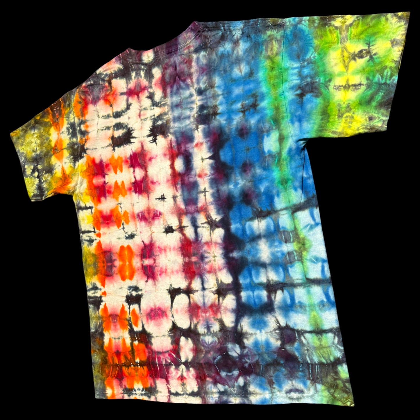 XL - ice dyed modified glitch tee