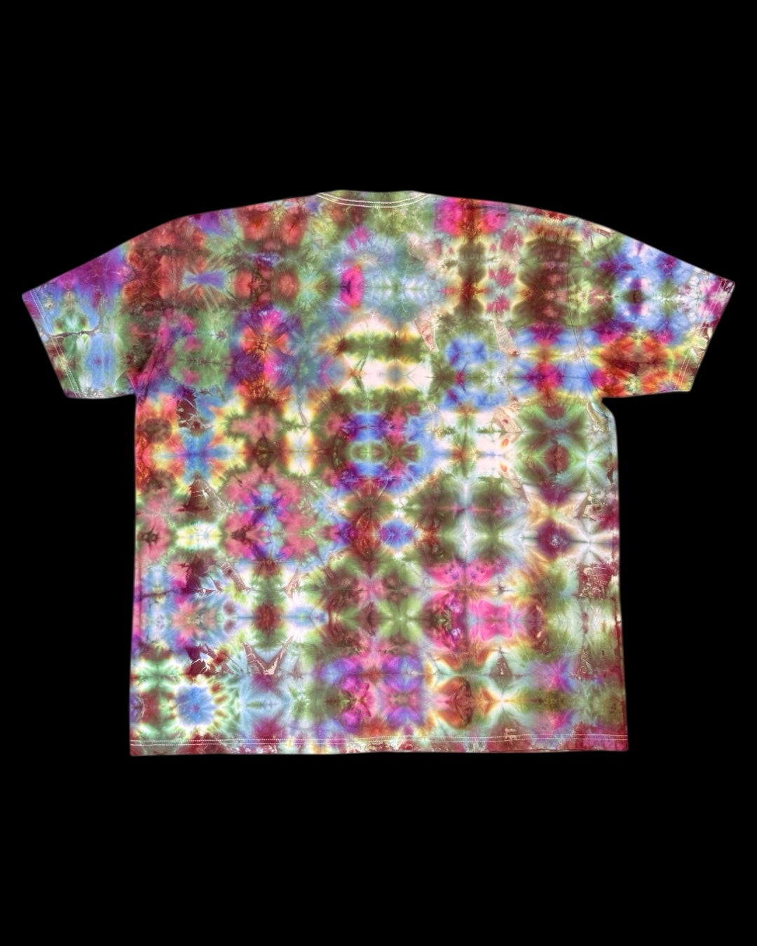 XXXXL - ice dyed glitchy glitch tee