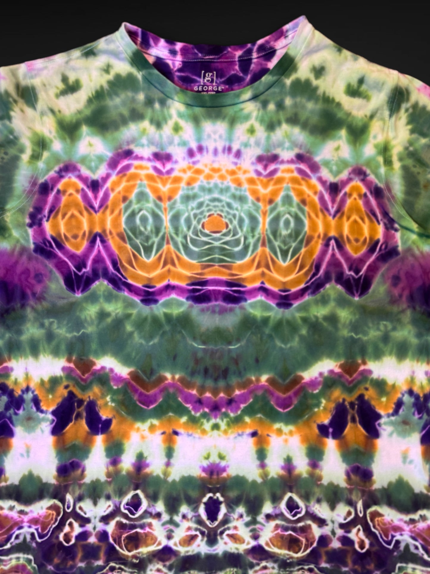 XXL - sideways cosmic glitch-dala long sleeve tee