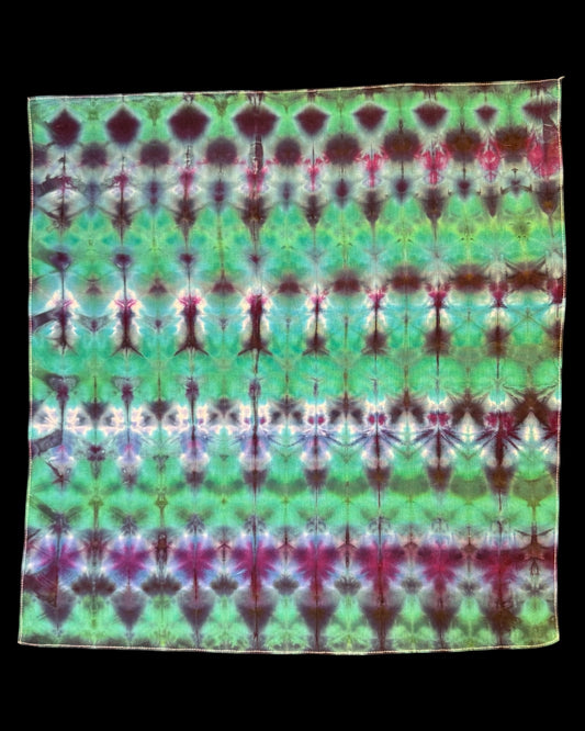 ice dyed avalon sekka shibori bandana