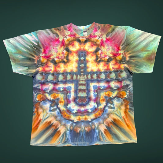 XXL - ice dyed cosmic portal tee