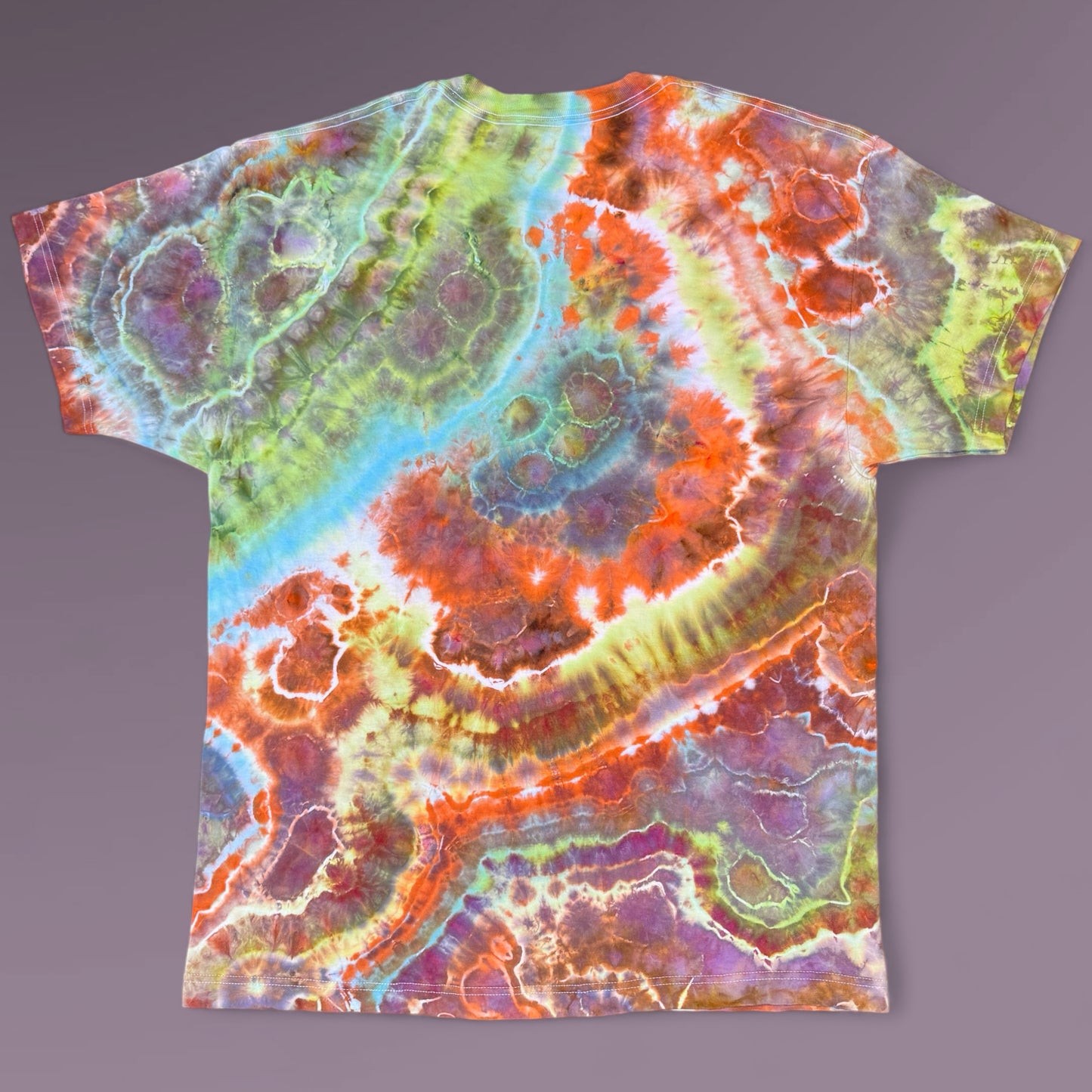 XL - ice dyed geode tee