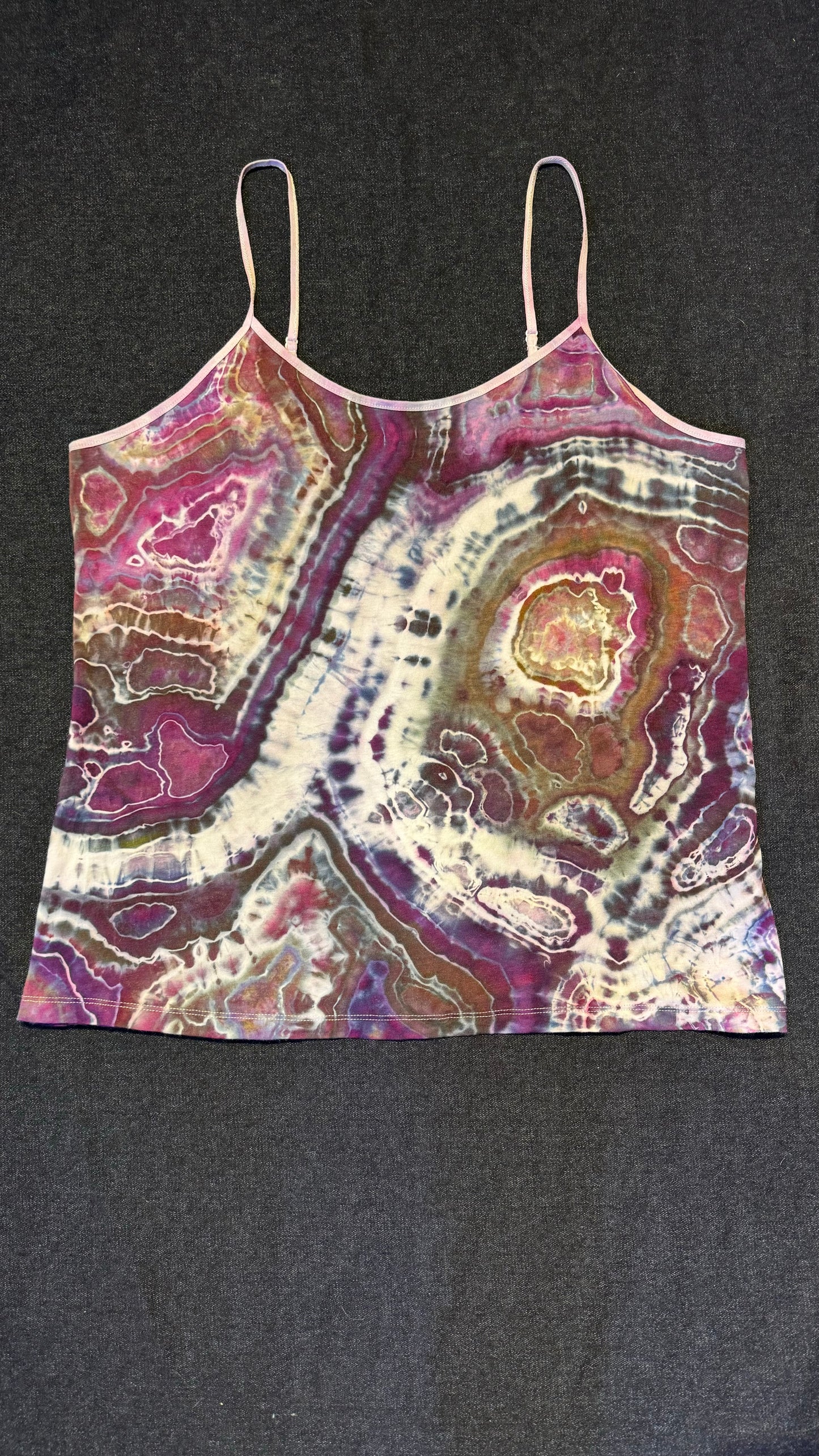 XL - ice dyed geode style cami