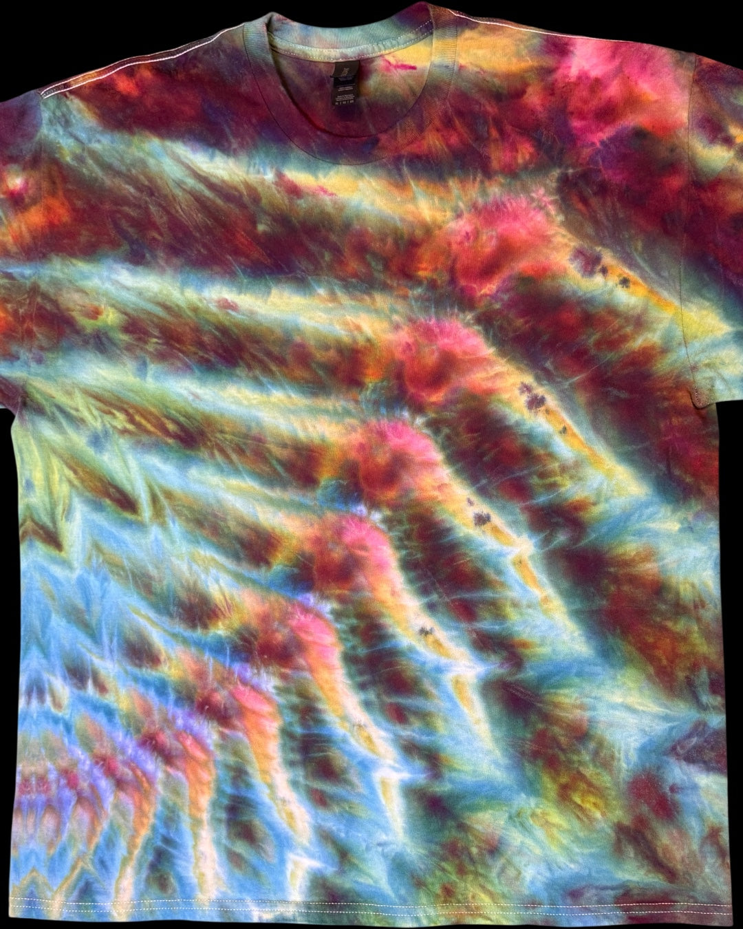 XL - ice dyed mindbender warrior princess cosmic roll tee