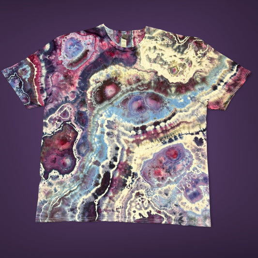 XXL - ice dyed geode tee