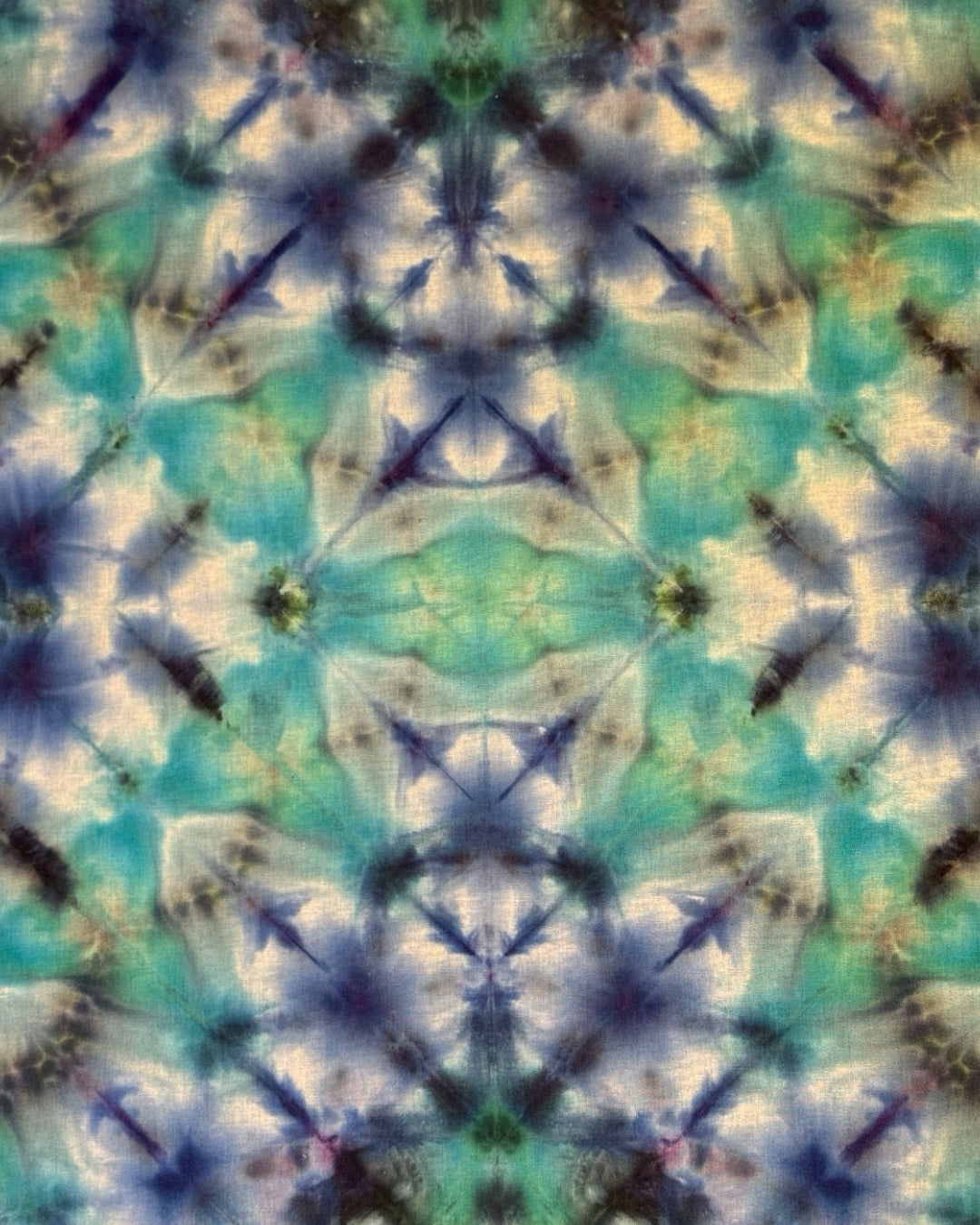 ice dyed avalon 4way shibori bandana