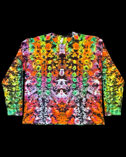 XL - neon lights kenney style variation long sleeve tee