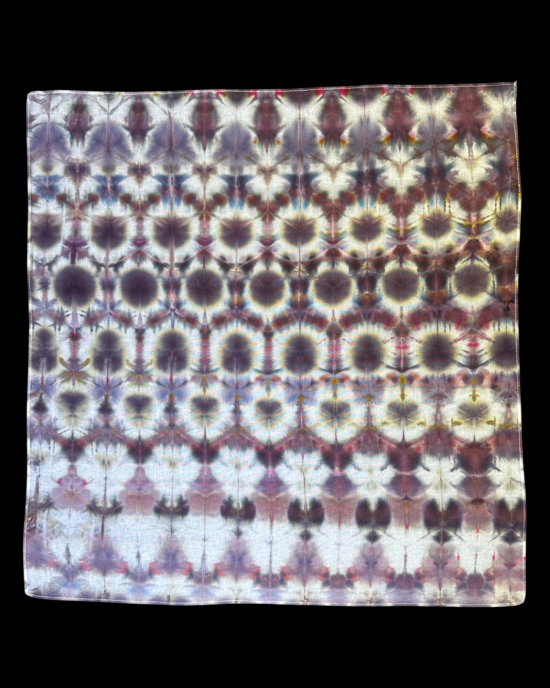 ice dyed sekka shibori custom color red tide bandana