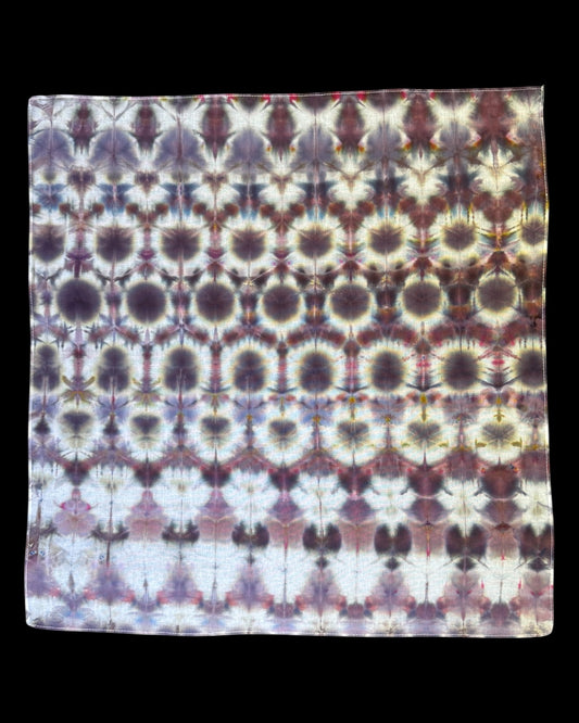 ice dyed sekka shibori custom color red tide bandana