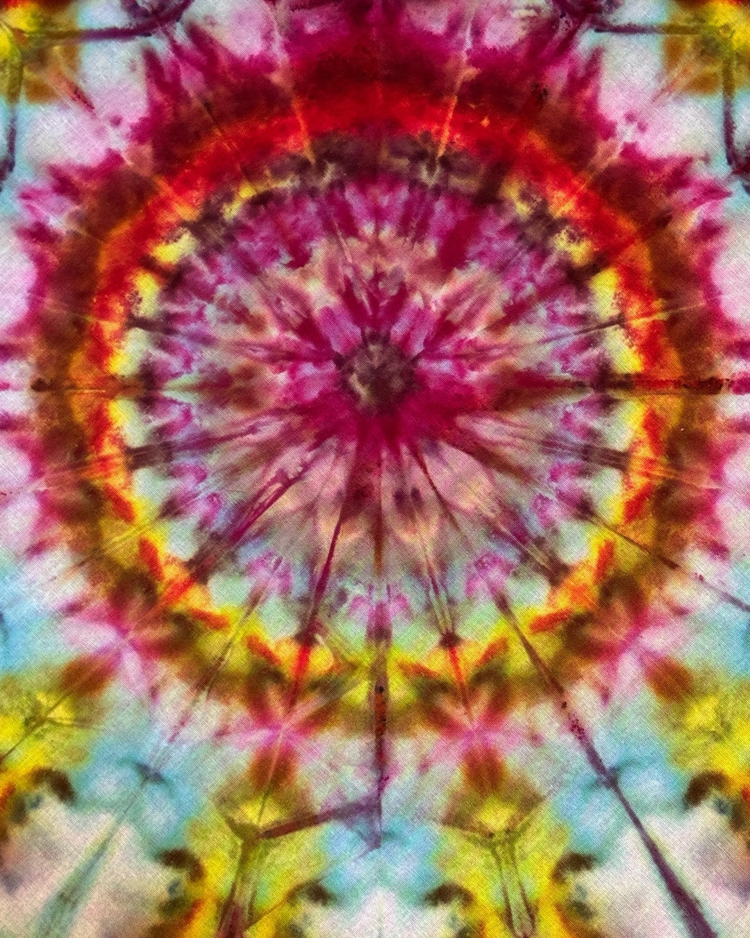 ice dyed shibori-dala bandana