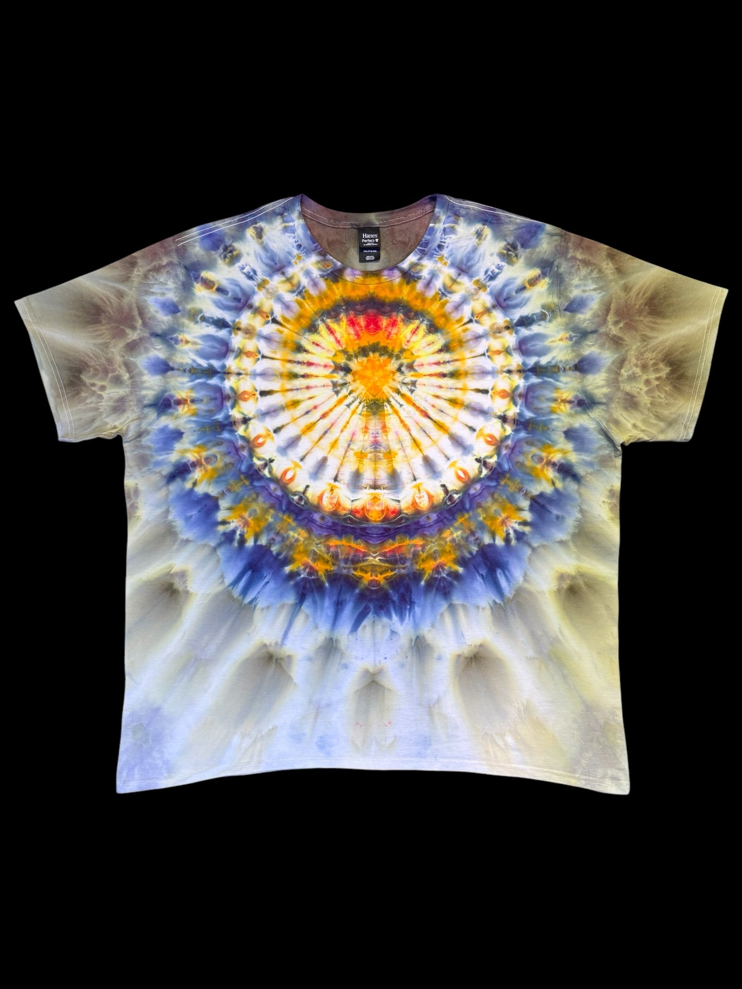 XXXL - gravity ice dyed mandala tee