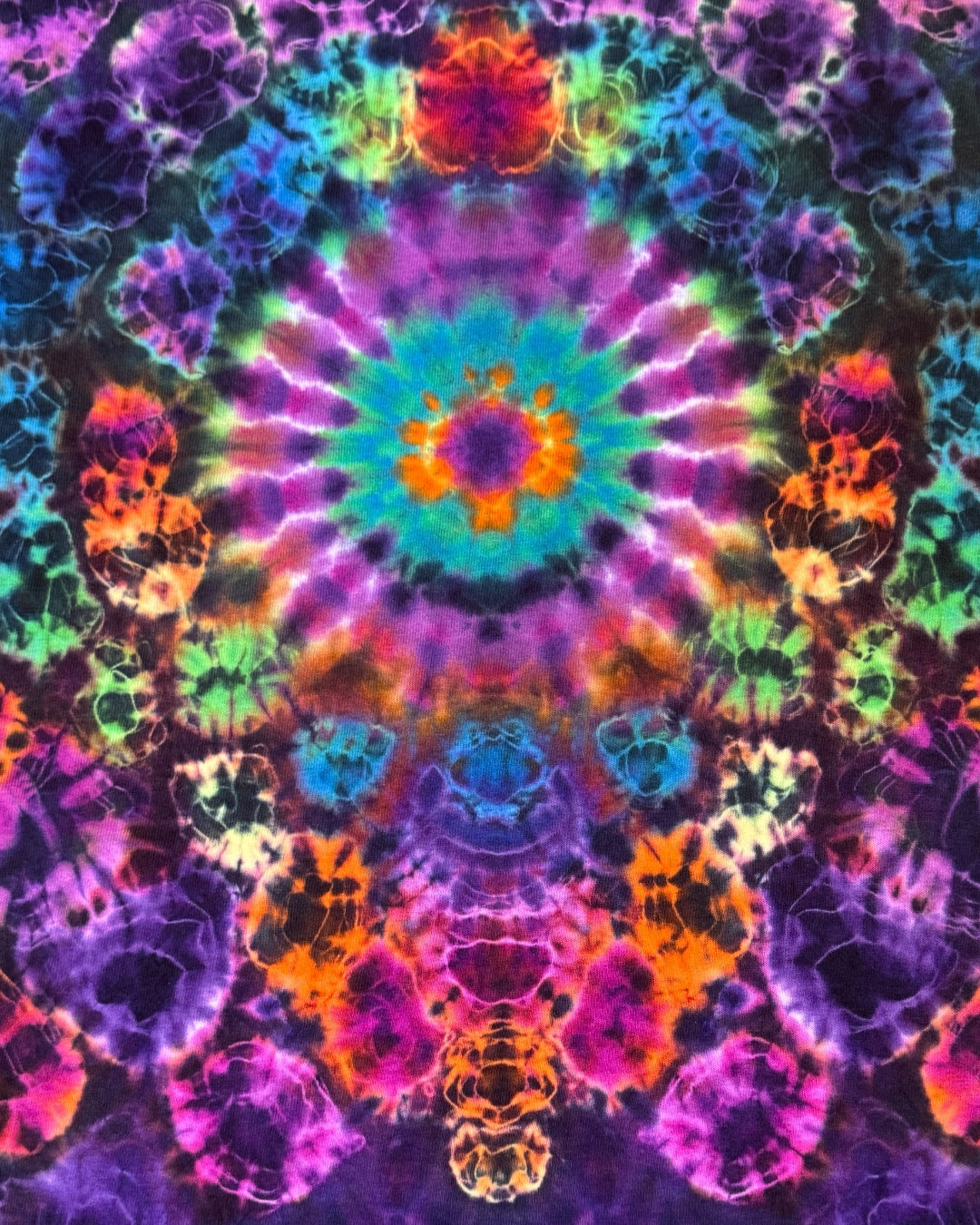 XL - rainbow mandala kenney trip combo tee
