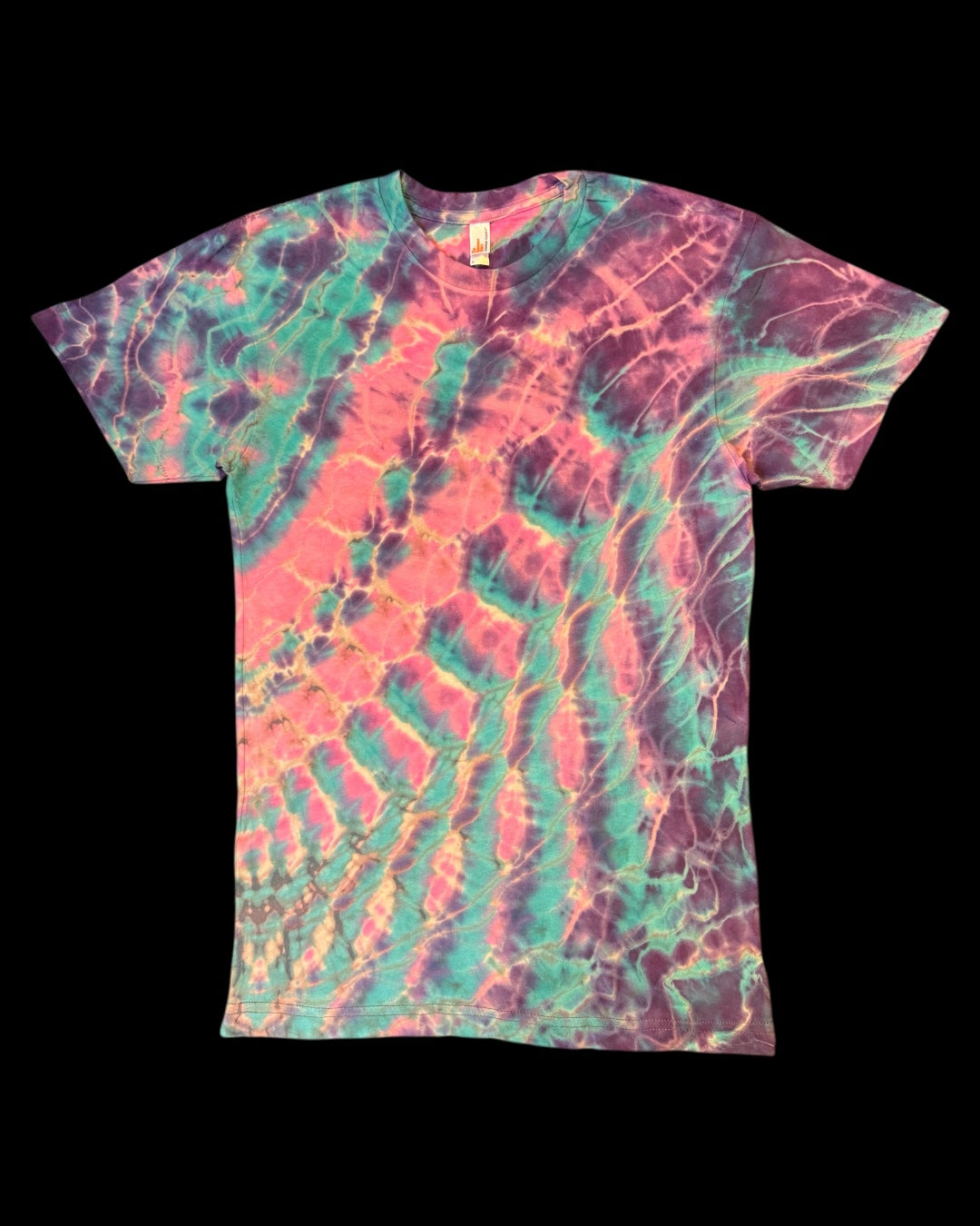 S - grey reverse dyed cosmic rolled tee