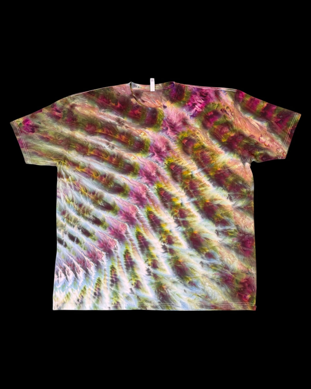 XXXXL - ice dyed deep jungle cosmic roll tee