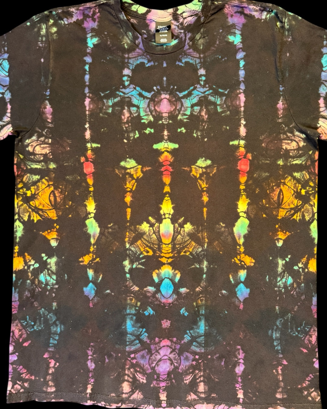 XL - reverse dyed pleated kenney tee