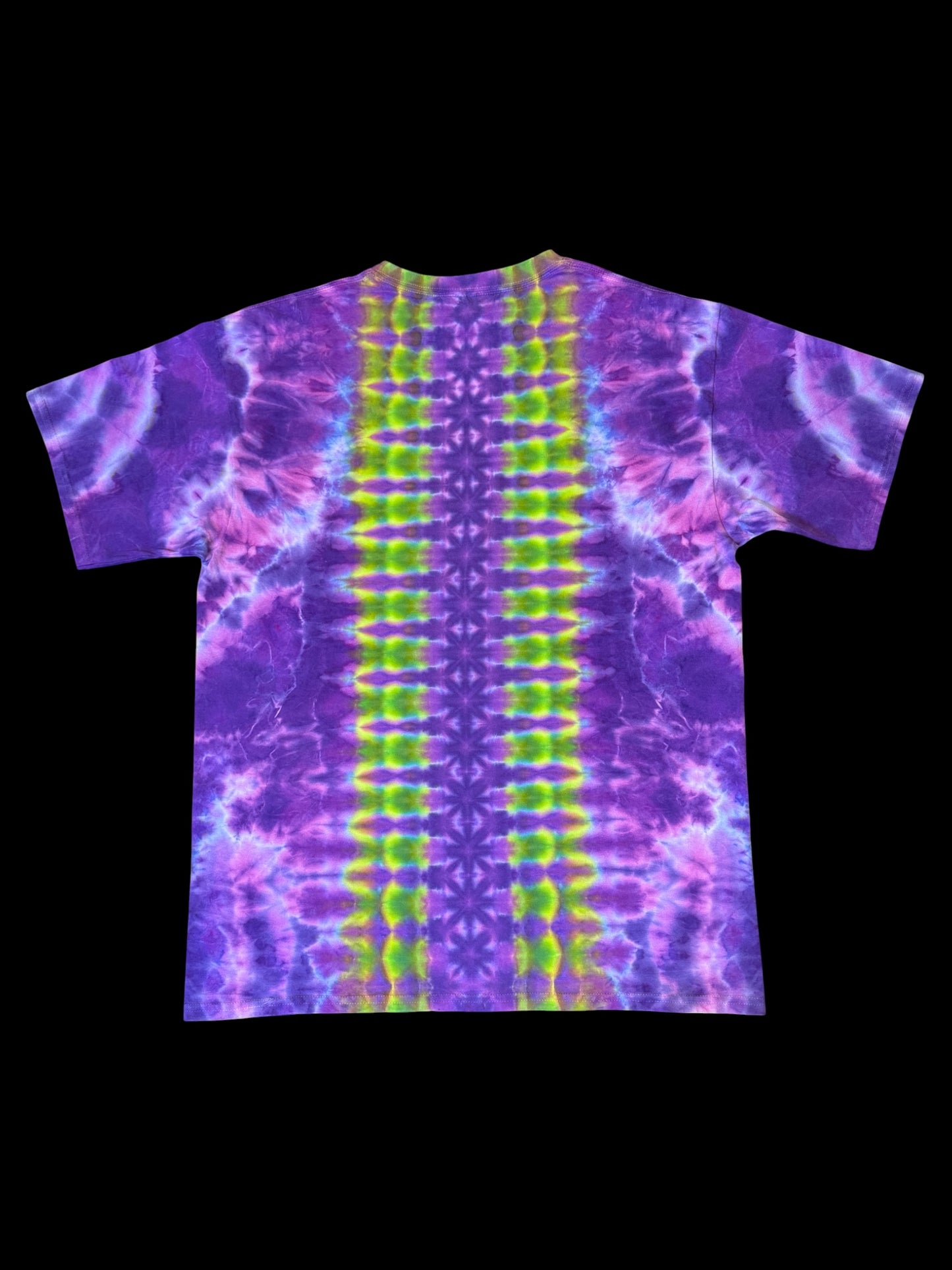 XL - lilac and lime mandala with klink spine tee