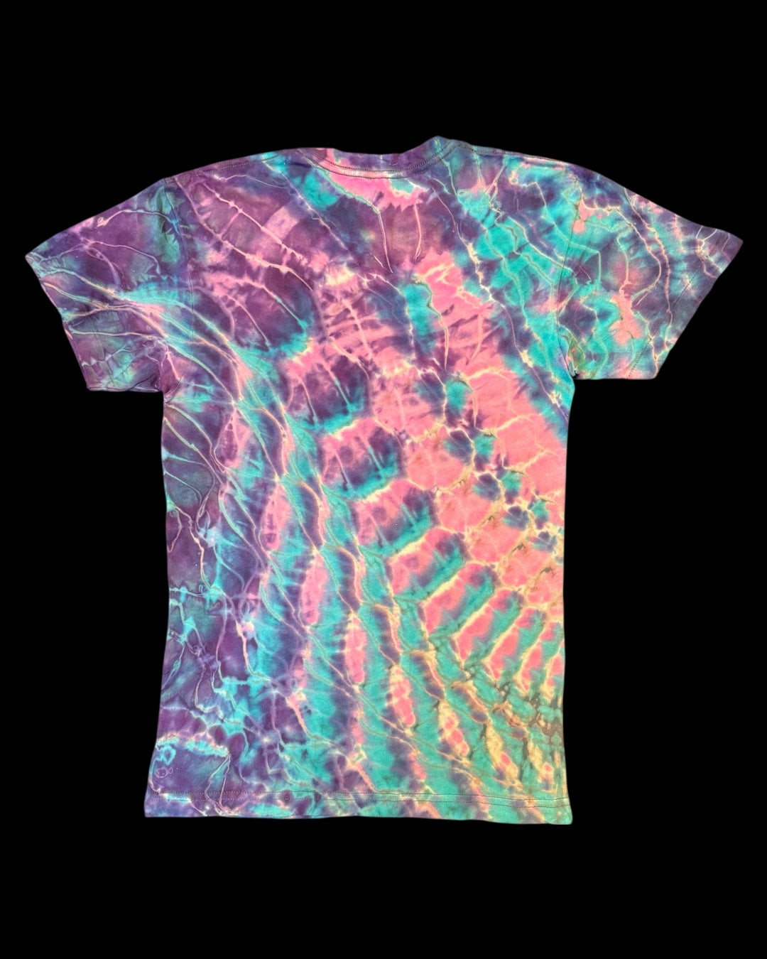 S - grey reverse dyed cosmic rolled tee