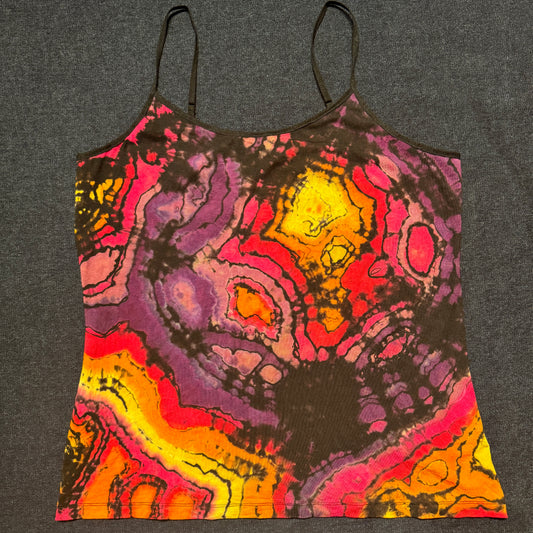 XL - reverse dyed geode style cami