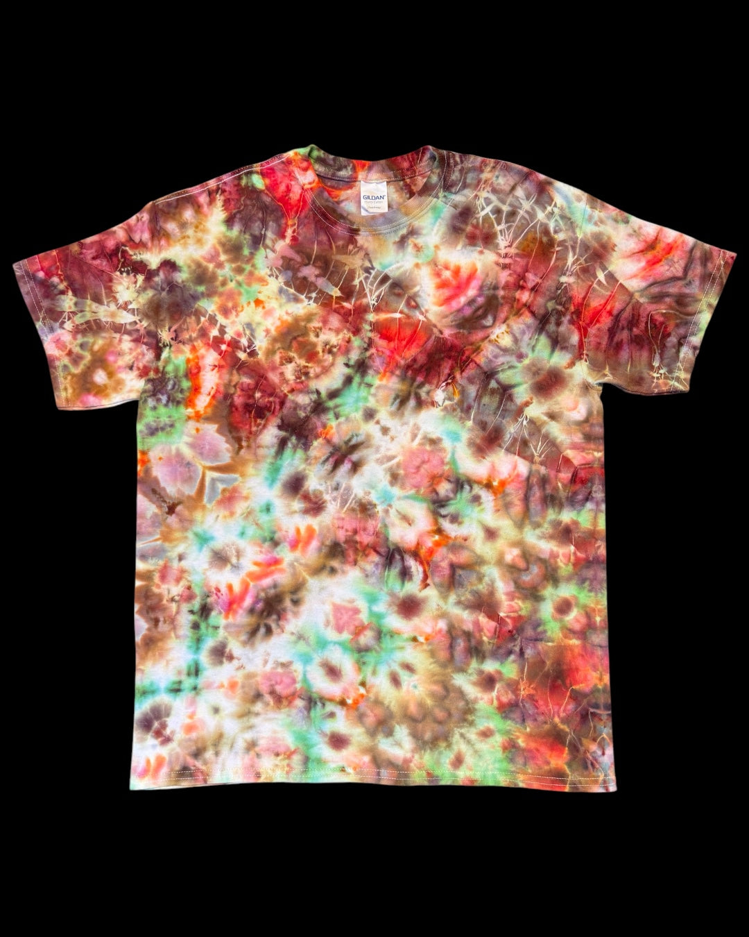 M - ice dyed cosmic glitch tee
