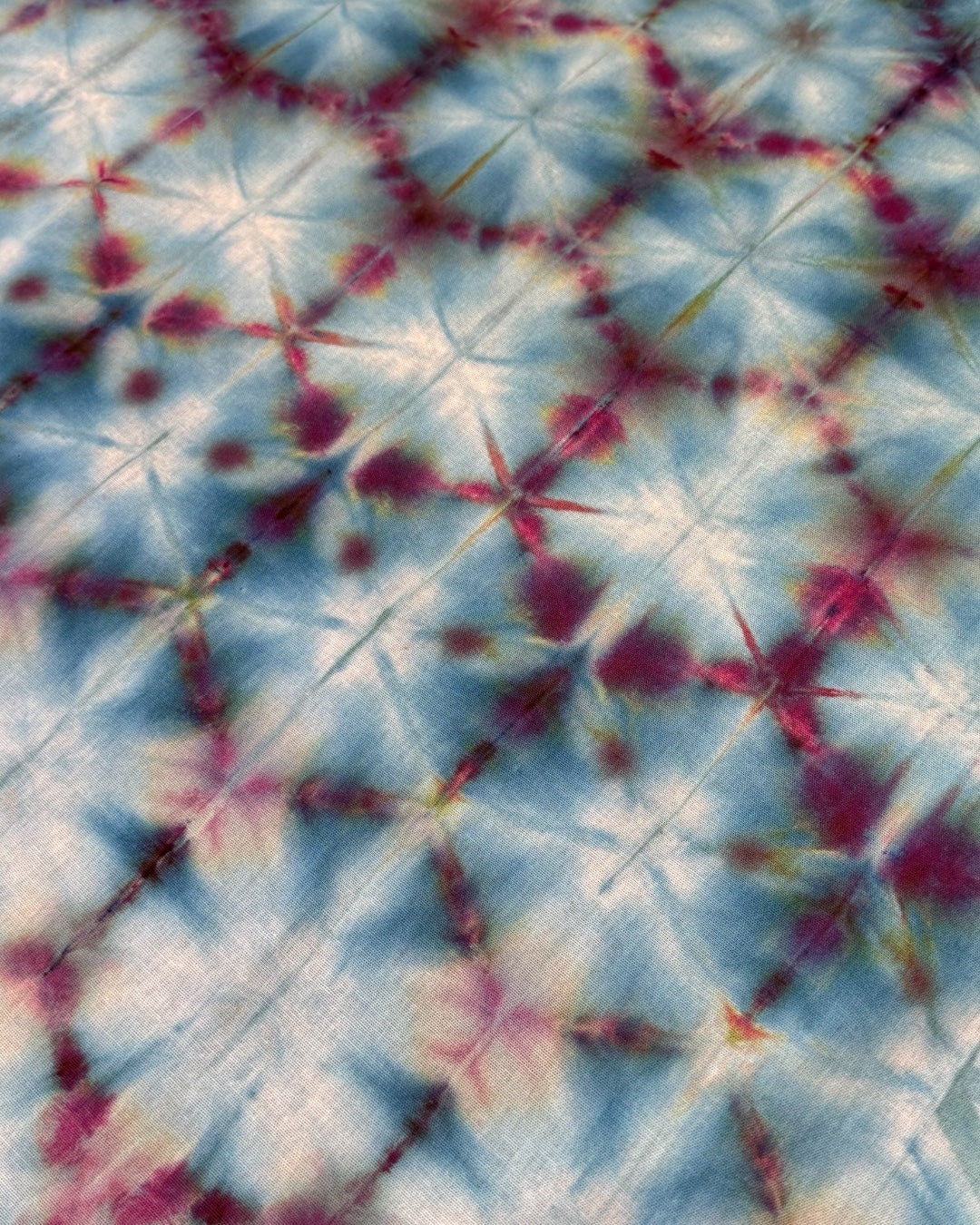 ice dyed sekka shibori mindbender b bandana