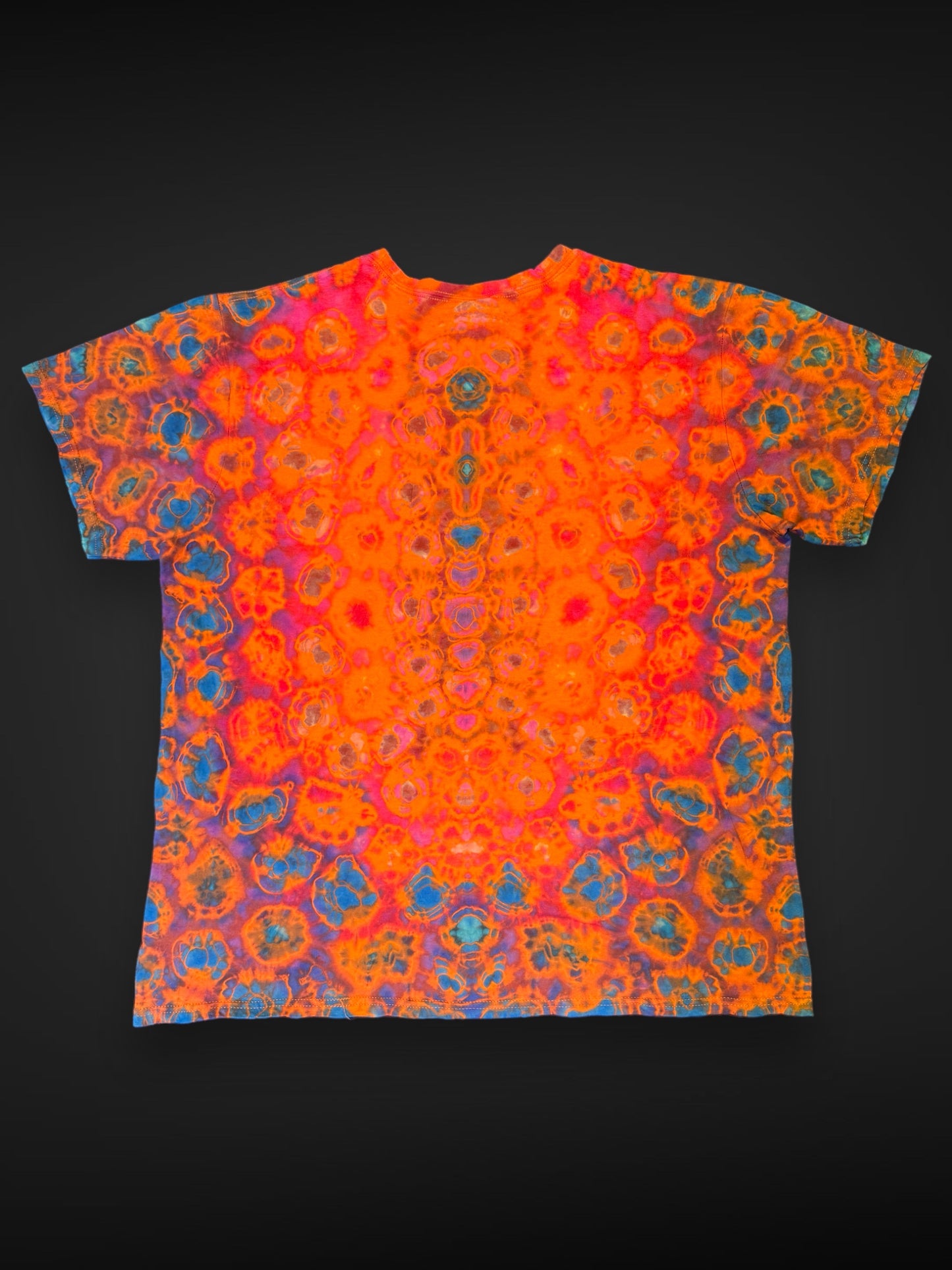 XL - orange reverse dyed kenney style tee