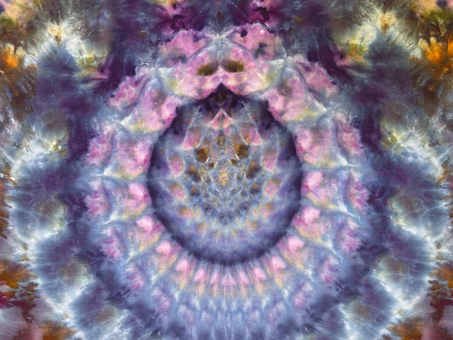 ice dyed cosmic mandala rayon tapestry