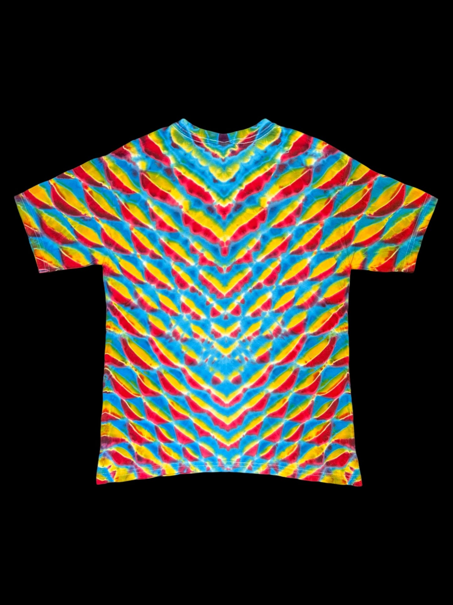 M - youth sized primary cosmic roll tee