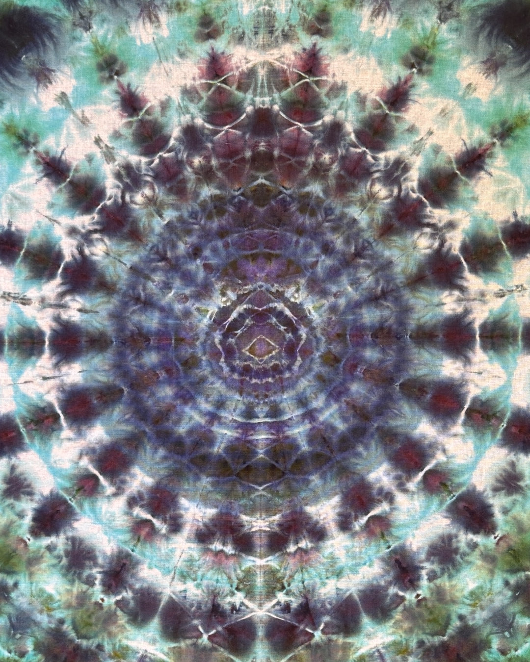 ice dyed avalon mandala bandana