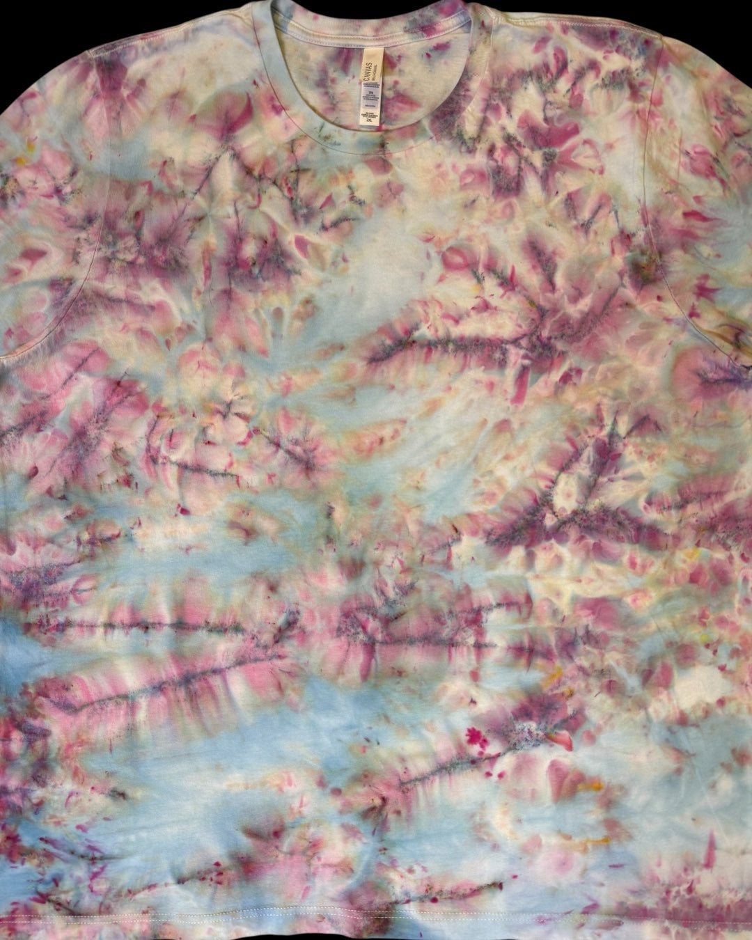 XXL - bubble ice dyed mindbender scrunch tee