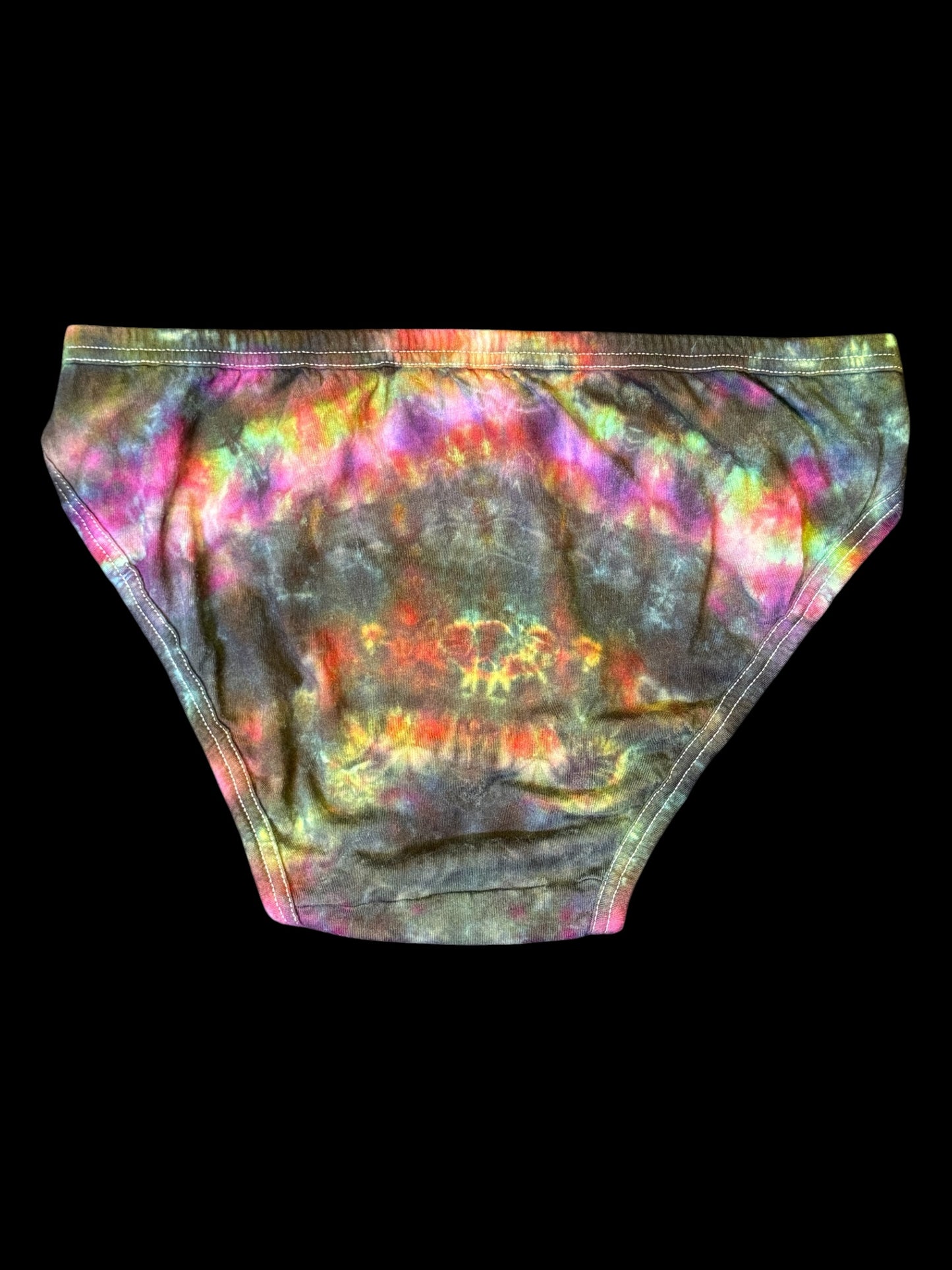 L - ice dyed mirrored scrunch bikini brief underwear