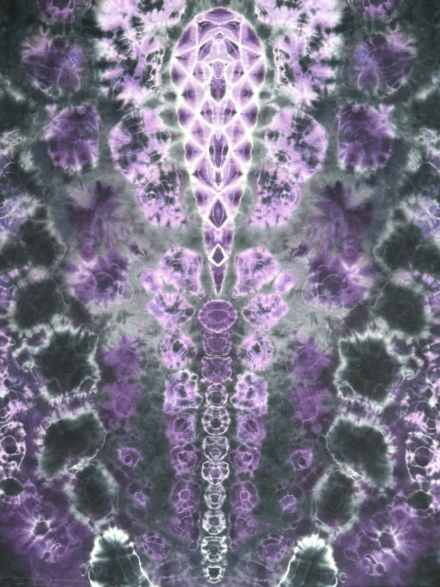 XXL - purple and gray kenney cosmic roll mandala combo tee