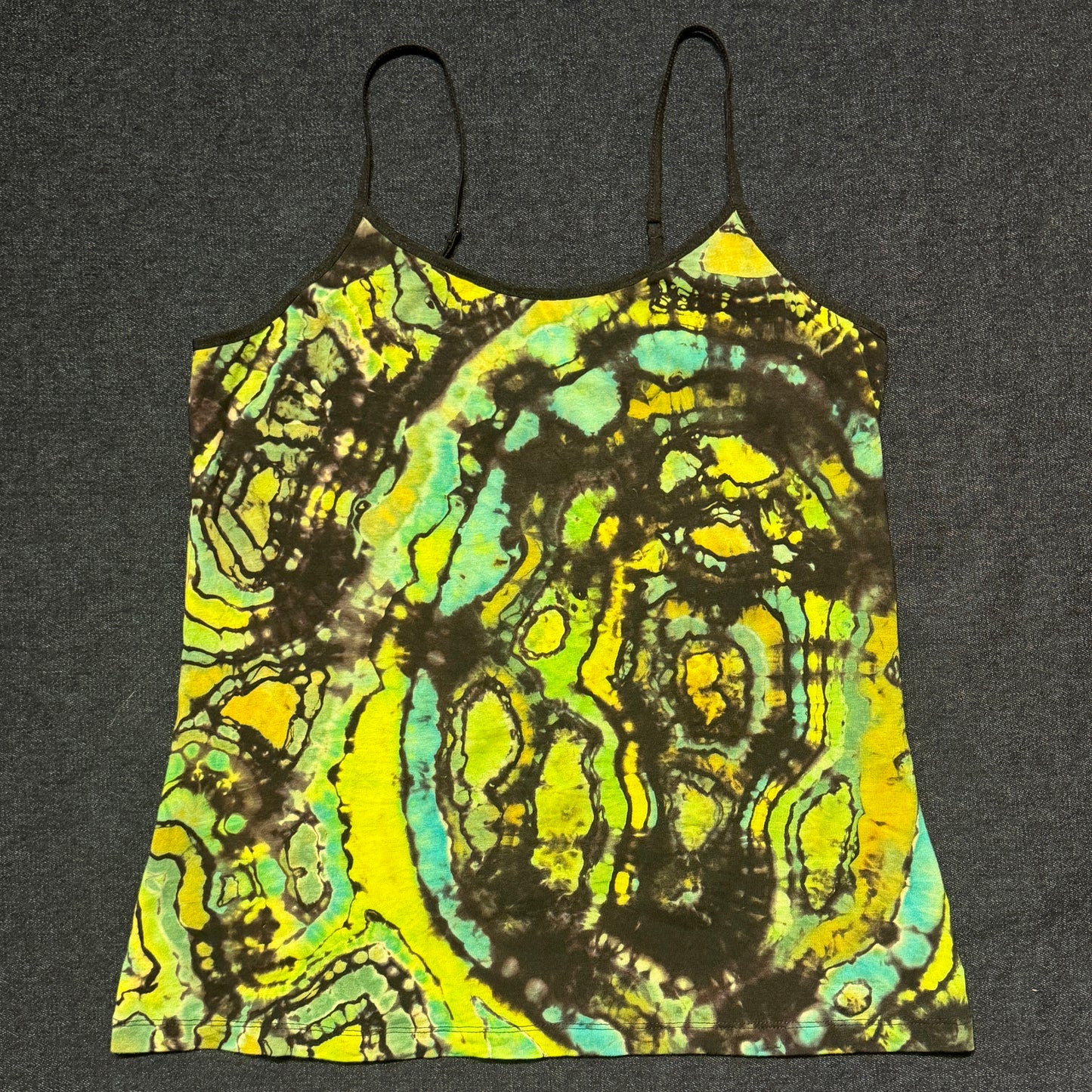 L - reverse dyed geode style cami