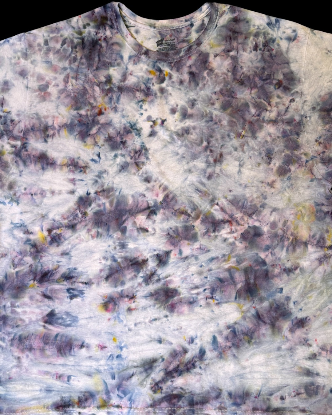 XXL - bubble ice dyed interstellar scrunch tee