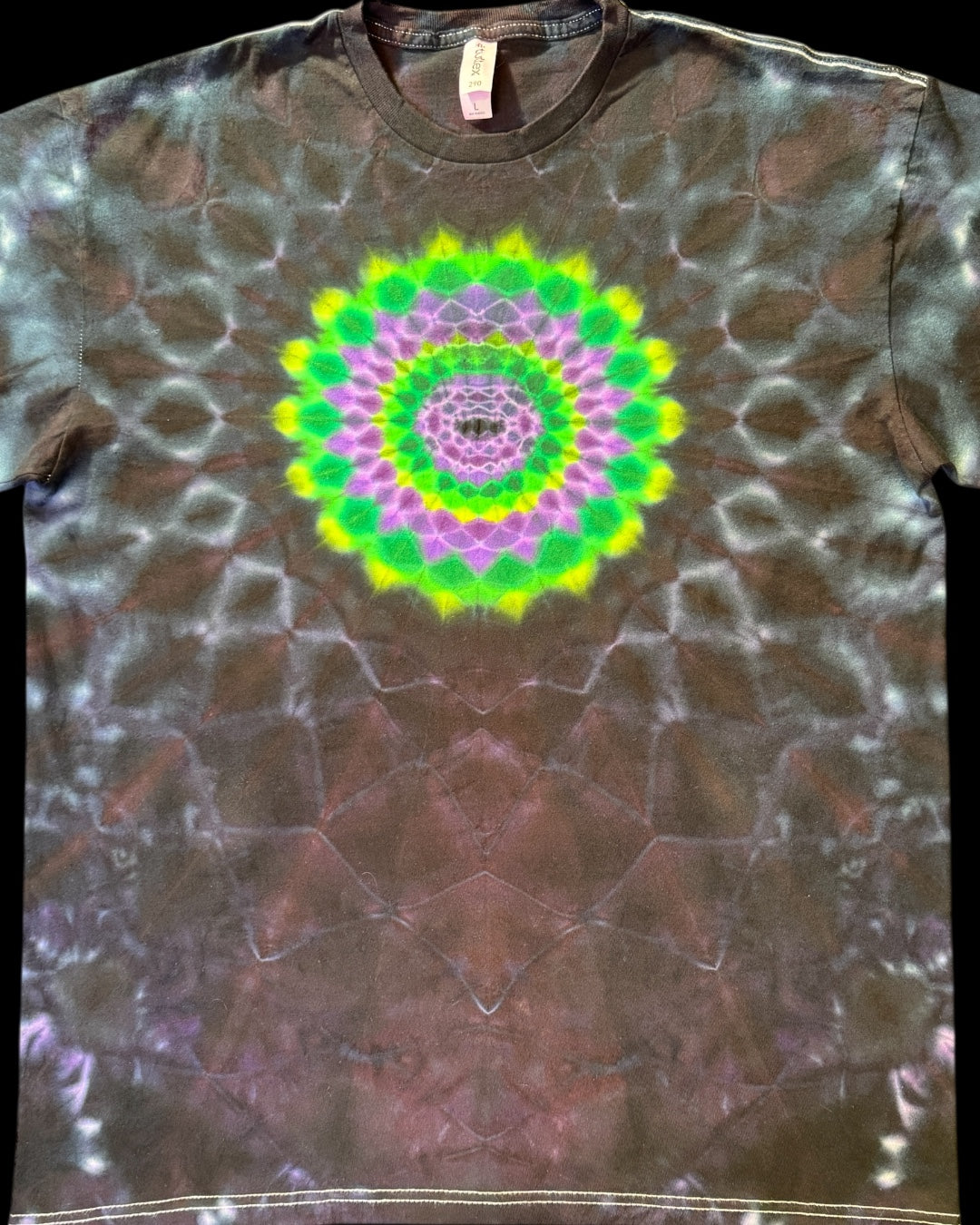 L - liquid front to back mandala tee