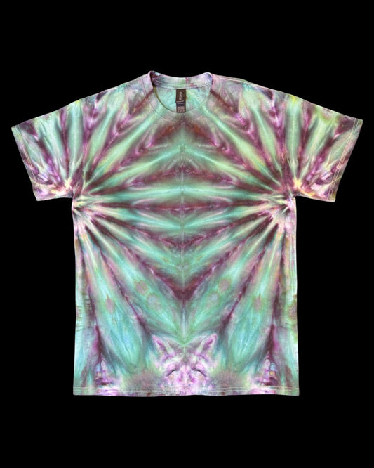M - gravity ice dyed ‘avalon’ fan fold tee
