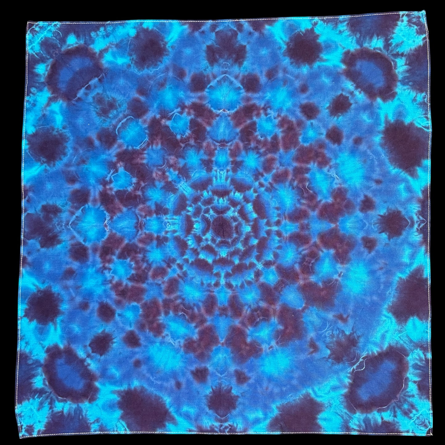 blue mandala bandana