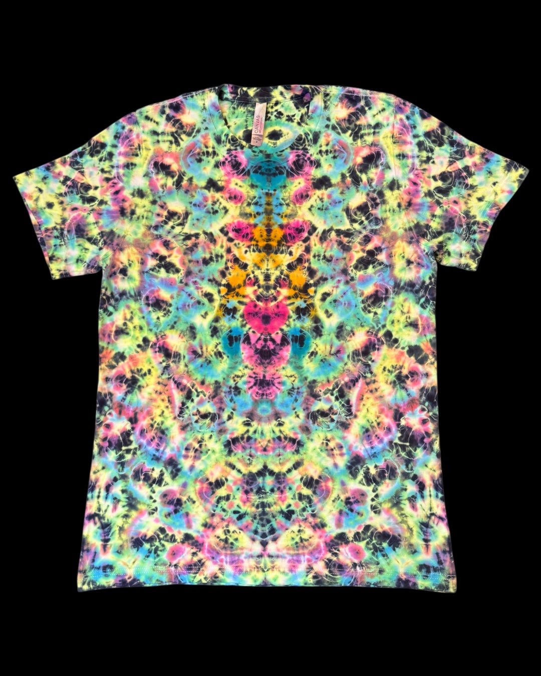 M - glowing pastel primary color kenney style tee