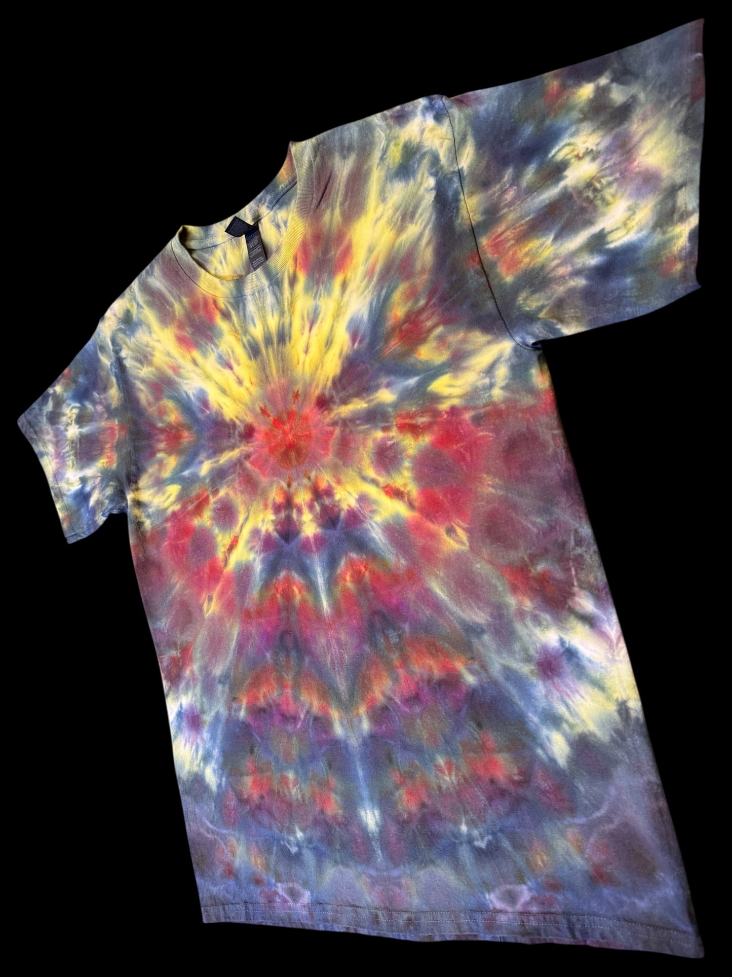 L - ice dyed big bang tee