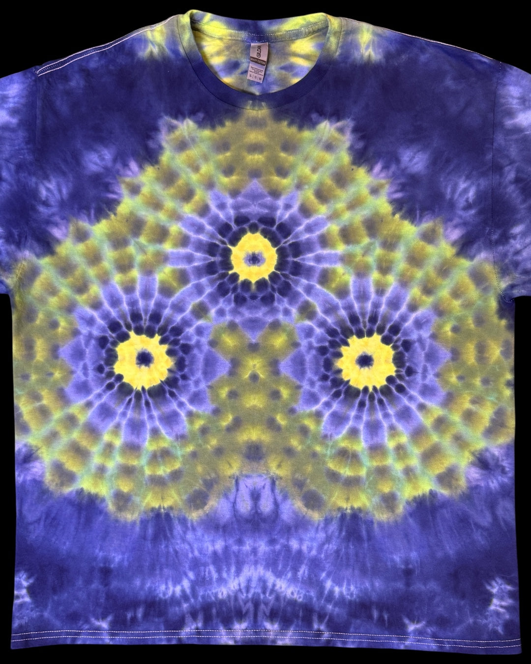 XL - uv reactive triple-dala with a phat spine combo tee