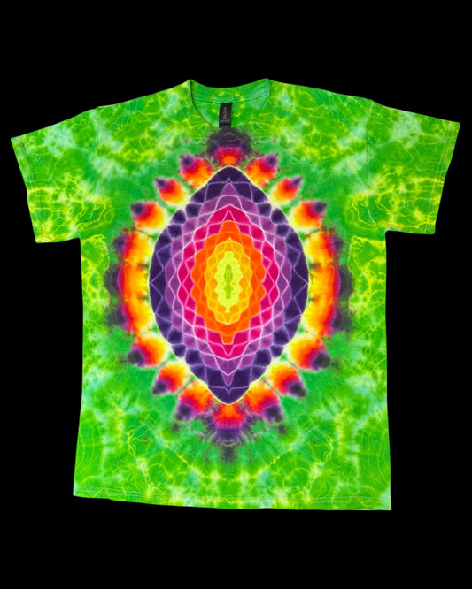 M - green ovaldala machine tee