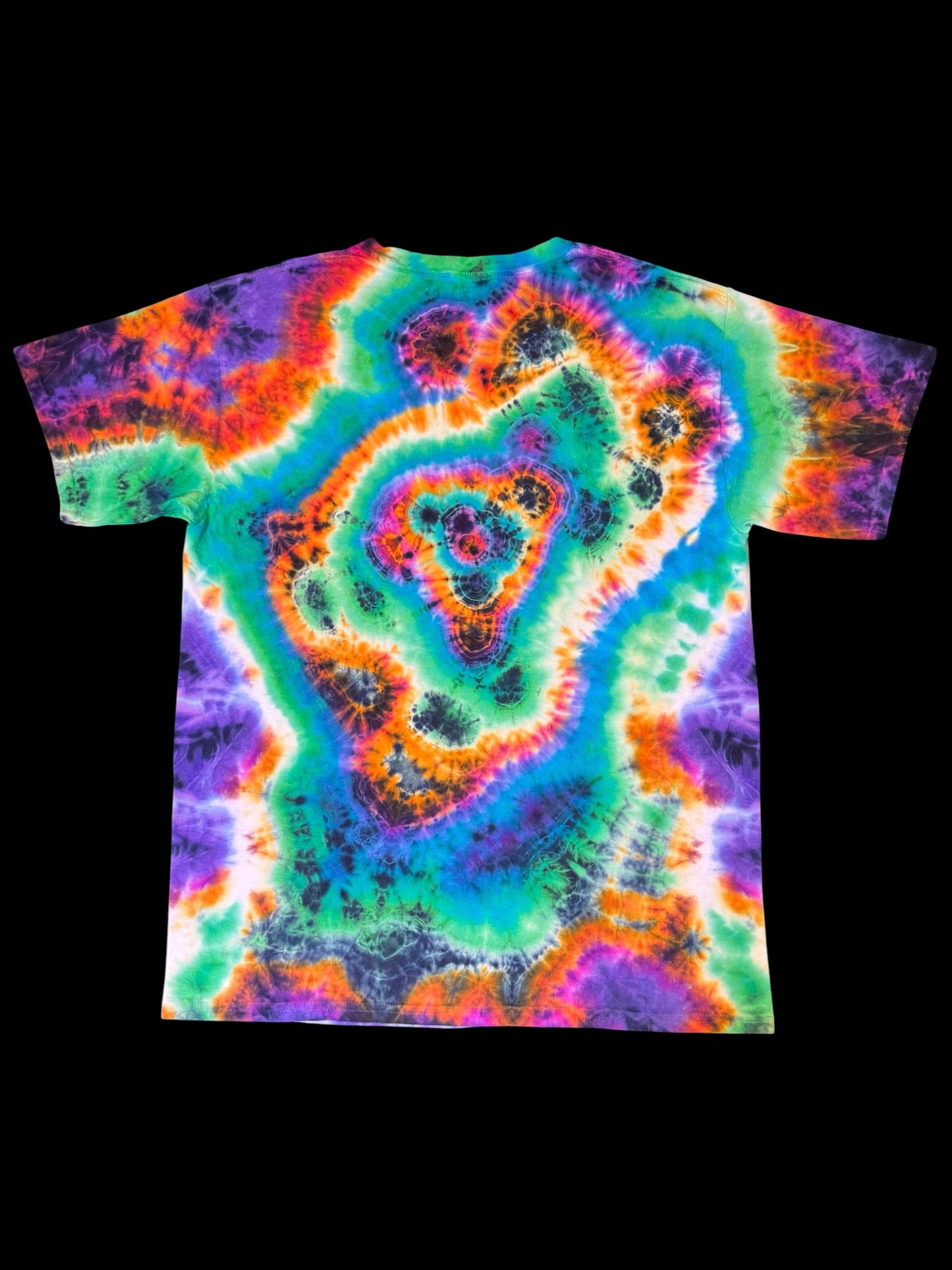 L - mandala cosmic roll geode combo tee