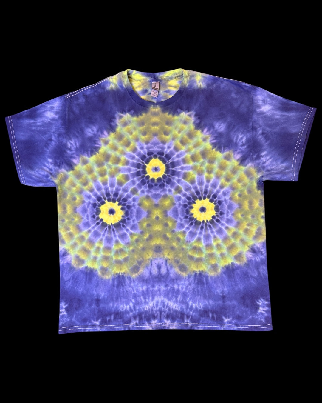 XL - uv reactive triple-dala with a phat spine combo tee