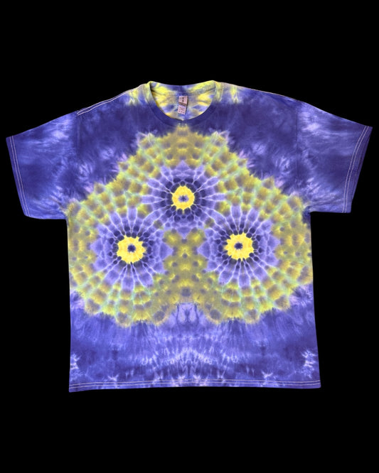 XL - uv reactive triple-dala with a phat spine combo tee